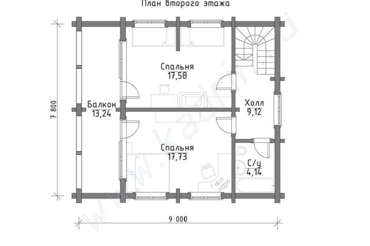 Дом из клееного бруса Гарленд, 5