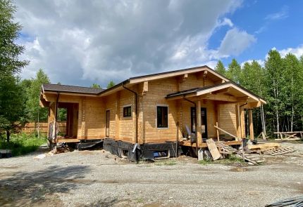 Резиденция из клееного бруса в горах, 9