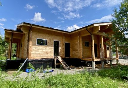 Резиденция из клееного бруса в горах, 7