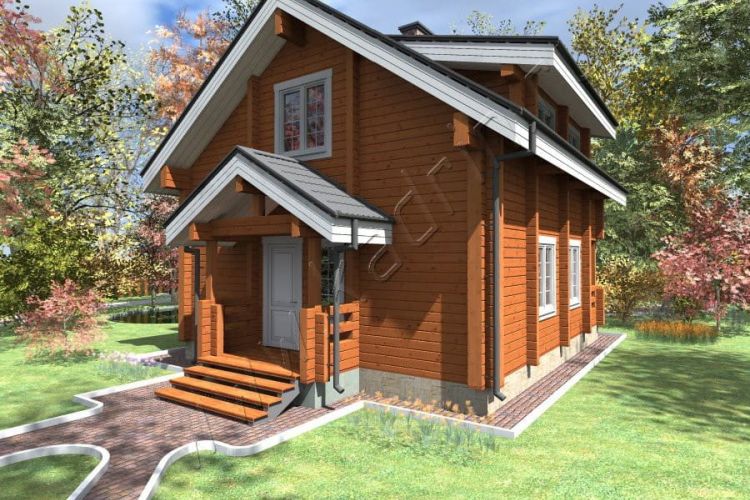 Дом из клееного бруса Гарленд, 3