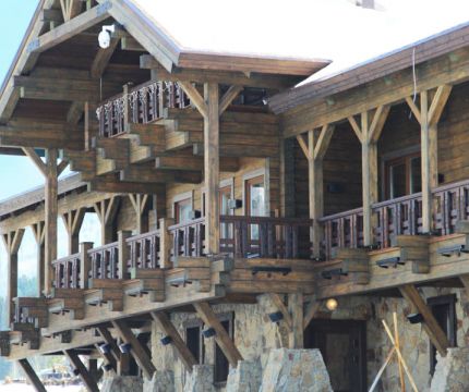 Дом из клееного бруса Ресторанный комплекс на Алтае