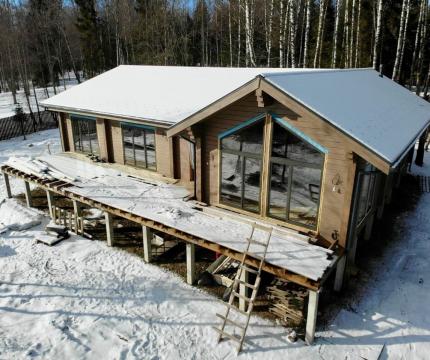 Дачный дом из клееного бруса в Тверской области – строительство под ключ по выгодной цене в  | Кадрин