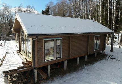 Дачный дом из клееного бруса в Тверской области, 2
