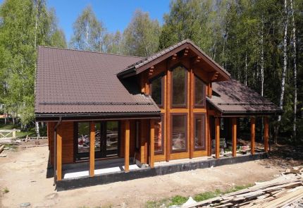 Дом из клееного бруса Звенигородский район
