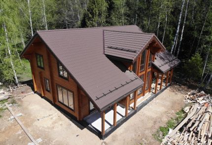 Дом из клееного бруса Звенигородский район, 2