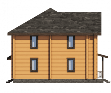 Дом из клееного бруса Грац – строительство под ключ по выгодной цене в  | Кадрин