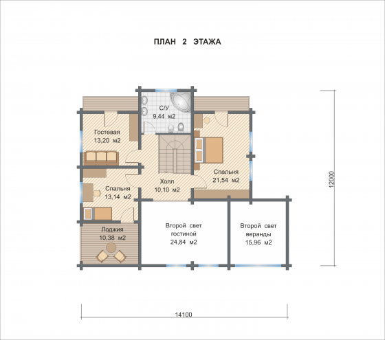Базовые планировки Дом из клееного бруса Онгудай 2