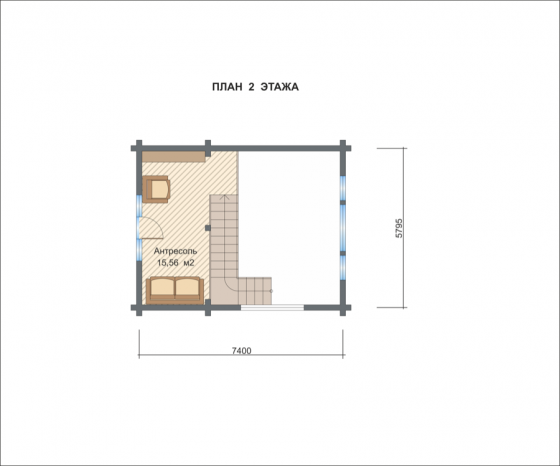 Базовые планировки Баня из клееного бруса Раума-2 2